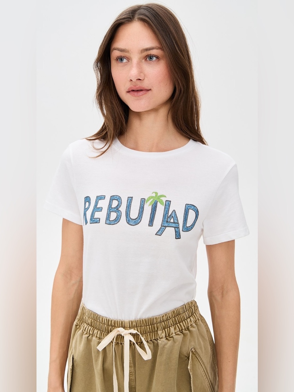 Unfortunate Portrait Rebuild LA Women's Boyfriend Tee